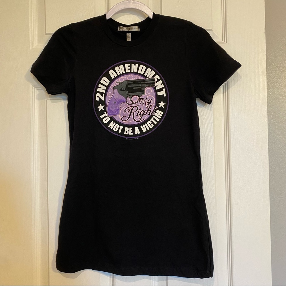 Hot Leathers My Right 2nd Amendment Black Women’s Fit T-Shirt - Small NWT